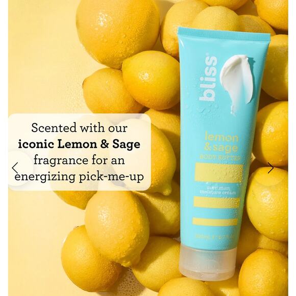 🍋NEW** Bliss Cloud 9 Nourishing Hand Cream in Lemon & Sage scent. 3.4 Oz - Picture 6 of 7